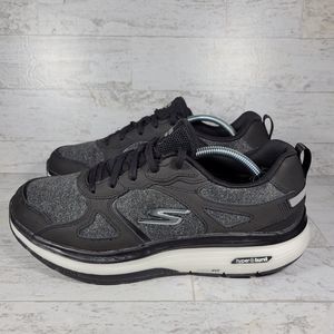 Skechers Womens Go Walk Workout Walker Black Arch Fit Athletic Shoes Size 8.5
